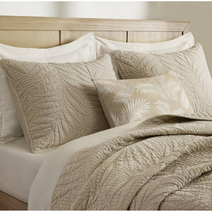 English Elm Full/queen Garment Washed Cotton Quilt Set Soft Neutral Farmhouse Bedroom Bedding Linen B035P496594