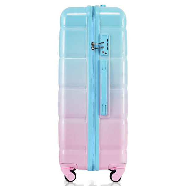 English Elm Luggage 3 Piece Hard Shell Abs Pc Set with Usb Port and Spinner Wheels Travel Ready N726P264892A