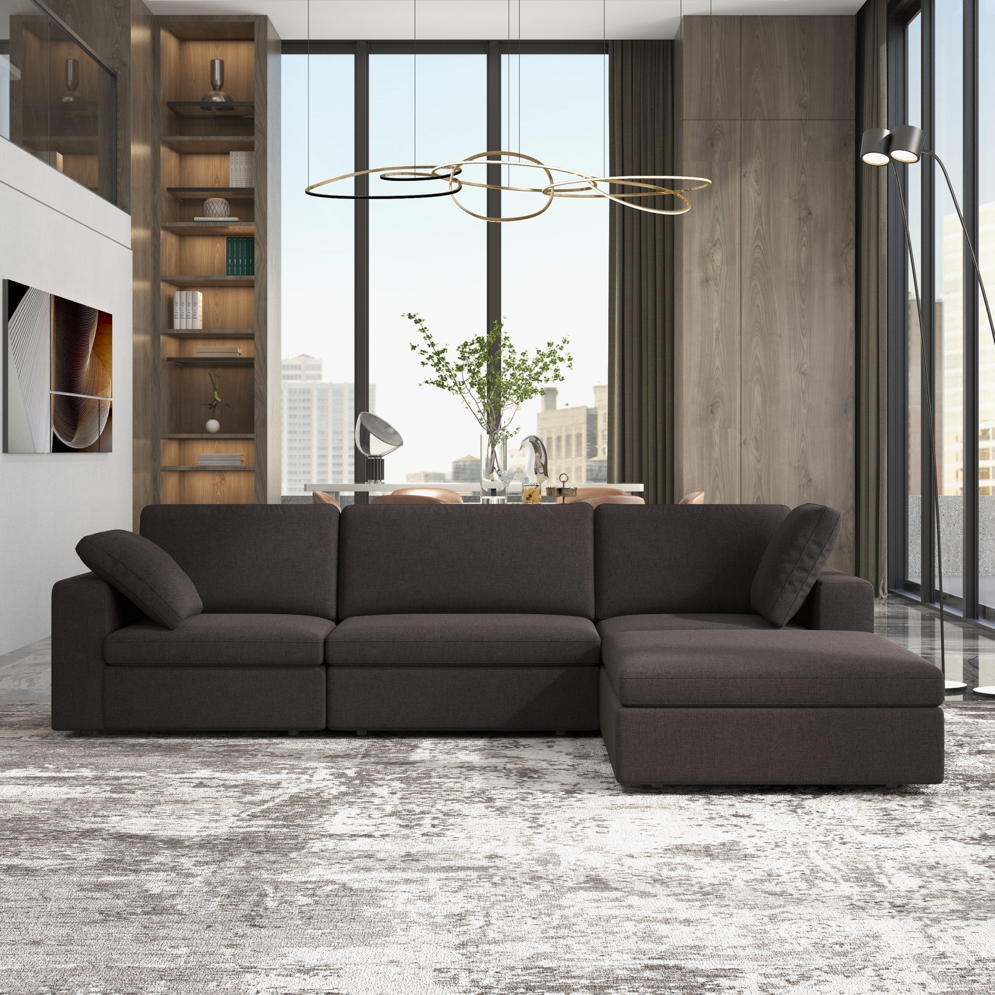 English Elm Cecilia Sectional Sofa