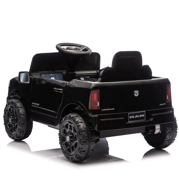 English Elm Licensed Dodge Ram 3500 12v Kids Ride on Truck with Parental Remote and Rear Suspension W1578P346247
