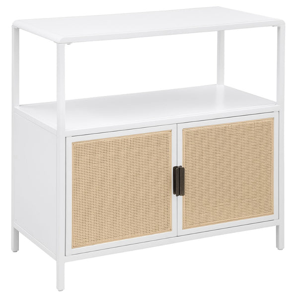 English Elm Clackamas Engineered Wood Shoe Cabinet with Hairpin Legs and Matte Gold Hardware B062P440089