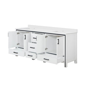 English Elm White Double Bath Vanity With White Quartz Top – Elegant Design, Ample Storage, Soft-Close Features B2731P260644-GIGA