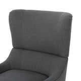 Christopher Knight Home® - Noble House - Quentin Charcoal Fabric Sofa Chair