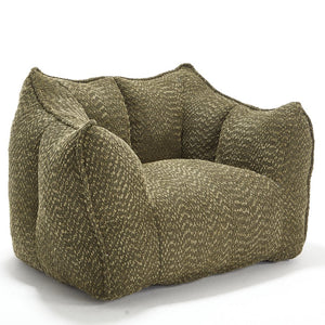 English Elm Sofa plush beanbag chair with superfiber cover and resilient foam filling for ultimate home comfort and relaxation Olive Green W1996P252266