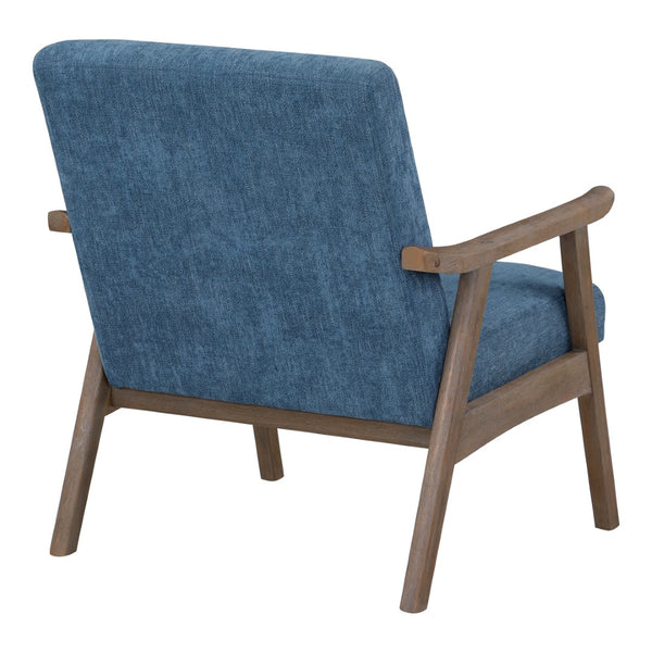 OSP Home Furnishings Weldon Armchair Navy