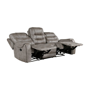 English Elm Modern Dual Reclining Sofa with Pocket Coil Cushions and Microfiber Upholstery B011P228255