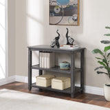 OSP Home Furnishings Lane Console Table Slate Grey