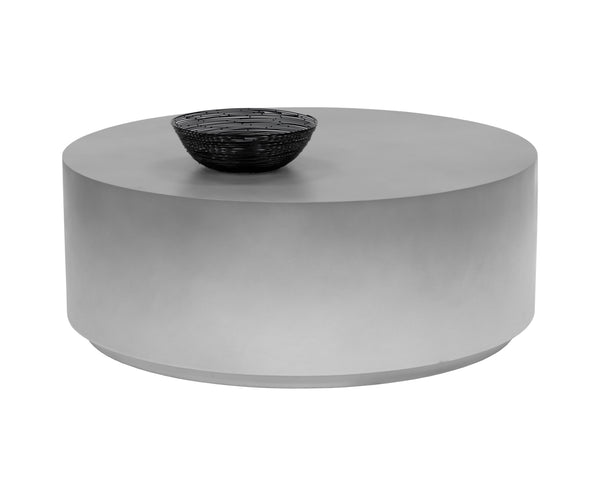 Sunpan Perfetti Coffee Table - Contemporary Ombre Grey & White Concrete Design for Stylish Living Spaces