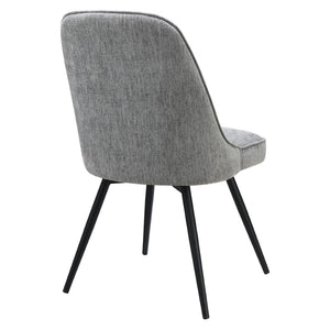 OSP Home Furnishings Martel Swivel Chair Charcoal