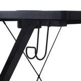 OSP Home Furnishings Checkpoint Gaming Desk Black / Carbon