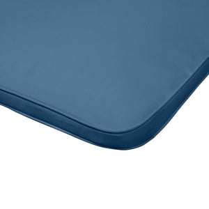 English Elm Christopher Knight Home® - NADINE Chaise Lounge Cushion – Waterproof Outdoor Patio Seat Pad with Removable Zipper Cover, Durable Wood-Core Comfort Blue 63493.00CUSH-BLU