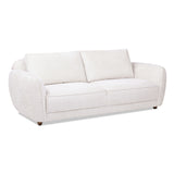 English Elm Sharon 84" Puffy Arm Sofa, Alpaca Off-White Chenille