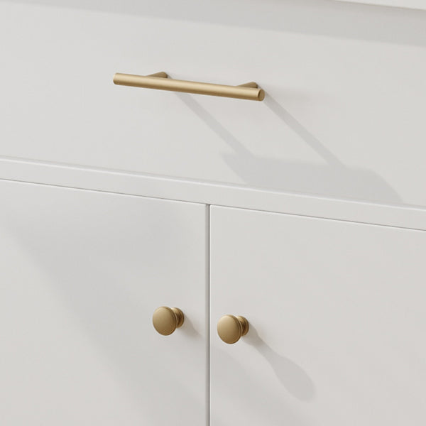 English Elm Christopher Knight Home® - 30 Inches Bathroom Vanity With Soft Close Doors, Curved Design, Adjustable Shelf & Elegant Sink N817P299509W