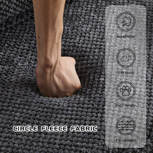 English Elm Compression Modular Sofa Bed - Oversized 4-Seater, No Assembly, Adaptable Designs For Any Space W3723S00041