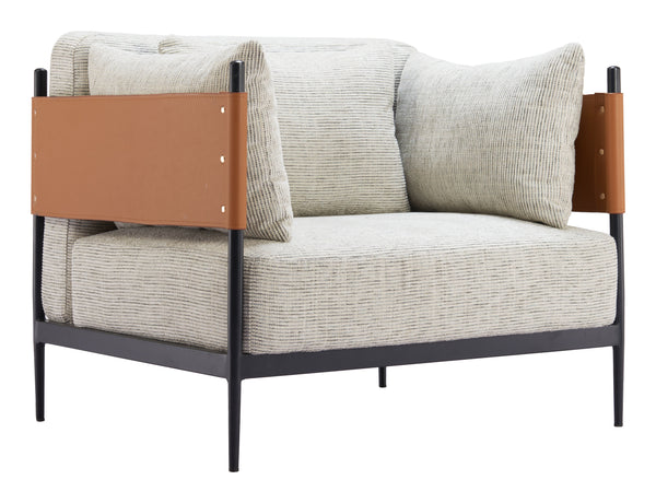 Stirbe Armchair Gray 110344 Zuo Modern