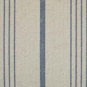 English Elm Christopher Knight Home® - Upholstered Stripe Barrel Chair Beige & Blue Fabric Club Seat with Studs, Plush Cushion, Wood Legs N776P237271S