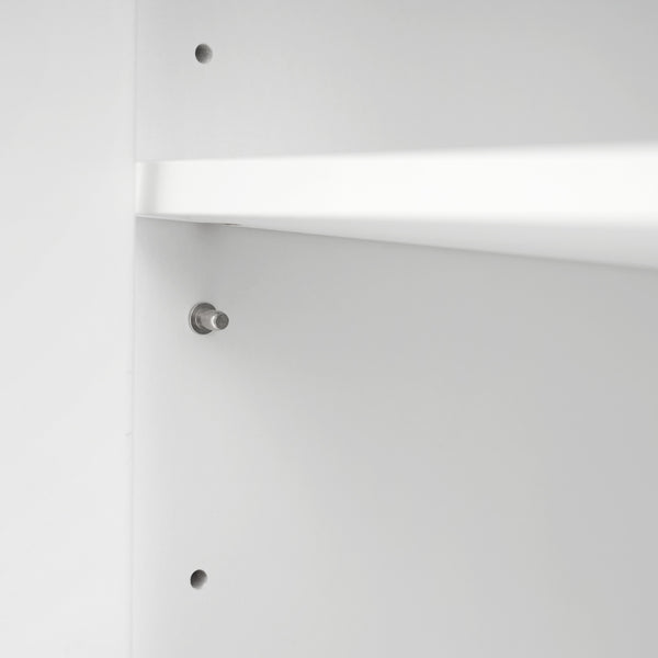 English Elm 70.9" High Freestanding Tall Bathroom Cabinet with Soft-Close Doors, Drawer & Adjustable Shelves for Organized Living White N729P272001K