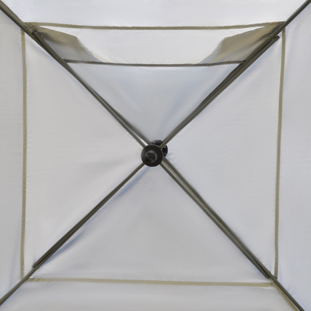 English Elm Outsunny 10' X 10' Instant Pop-Up Canopy Tent With Adjustable Height, Carry Bag & Ventilated Roof W2225P200700-GIGA