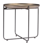 Bronson Side Table Bronze 109596 Zuo Modern