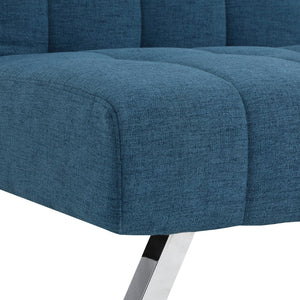 OSP Home Furnishings Sawyer Futon Blue