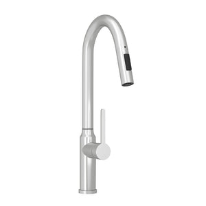 English Elm Bothwa Pull Down Kitchen Faucet with Stainless Steel Spout and Ceramic Cartridge Control Brushed Nickel B2724P262919