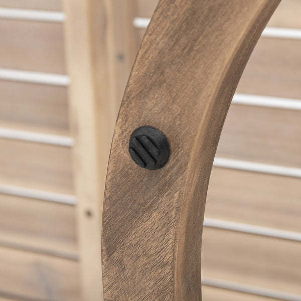 English Elm Christopher Knight Home® - 2-Person Acacia Wood Loveseat & Coffee Table Set with Beige Cushions, Weather-Resistant Patio Charm 73169.00BBGE