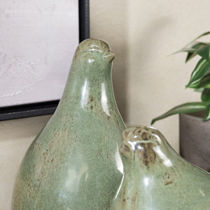 Crestview Collection Partridge Statues - Elegant China Bird Decor By Crestview For Home & Garden - Unique Accessories   Cvdzep035a