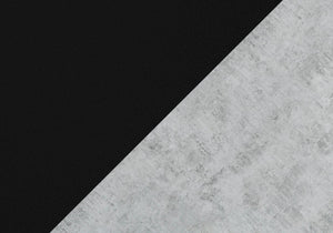 English Elm Accent Modern Console Table with Cement-Look Top and Angular Base for Entryway, Living Room Storage Black 40 L x 15 W x 9 H B2710P219023