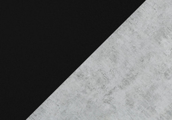 English Elm Accent Modern Console Table with Cement-Look Top and Angular Base for Entryway, Living Room Storage Black 40 L x 15 W x 9 H B2710P219023