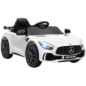 English Elm Qaba 12v Toddler Electric Motorcycle with Twist Throttle Rear Suspension Training Wheels White W2225P249900