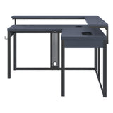 OSP Home Furnishings Loadout L/Shape Gaming Desk Black