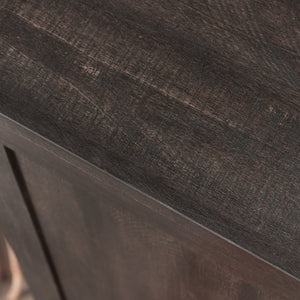 English Elm Storage Cabinet - Sleek Black Finish, Multi-Shelf Design For Modern Spaces, Easy Access & Durable Use B356P402809-GIGA