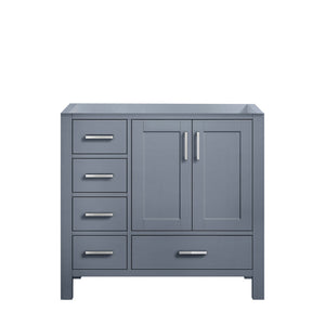 English Elm Dark Grey Bath Vanity 36" W X 22" D - Stylish Storage Solution With Soft-Close Drawers & Quick Install B2731P258821