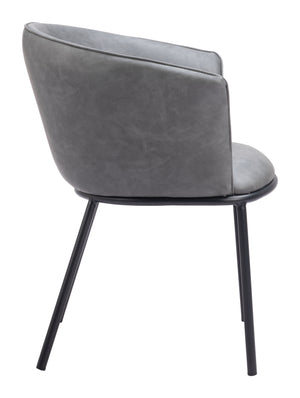 Garston Dining Chair Gray 110175 Zuo Modern