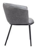 Garston Dining Chair Gray 110175 Zuo Modern