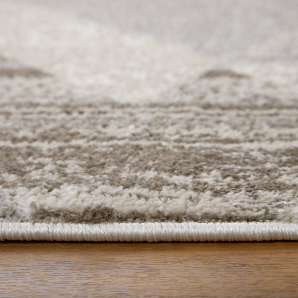 Feizy Rugs Vancouver Collection Rug: Stylish, Durable Polypropylene Blend With Abstract Patterns For Modern Homes Tan,Brown,Ivory Polypropylene,Polyester Vnr39nrfbgebrnf05