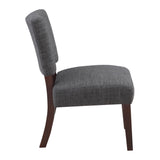 OSP Home Furnishings Jasmine Accent Chair Charcoal