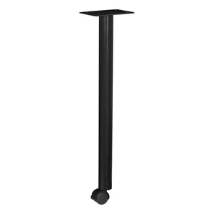 OSP Home Furnishings Post Leg Heavy Duty Welded Steel Support for Industrial Workbenches and Assembly Tables LP30G-B