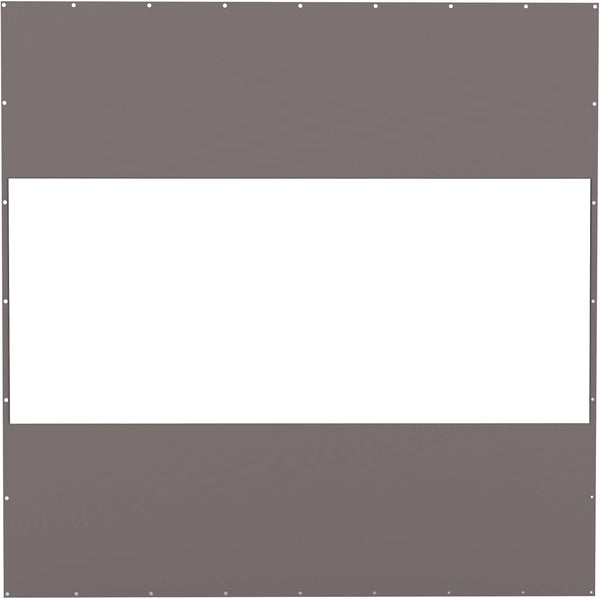 English Elm Heavy Duty Outdoor Clear Panel Curtain - 18 Oz Waterproof Pvc-Powered Privacy Screen For Patios, Gazebos, And Pergolas (10'H X 10'W, Gray) W1859P238830