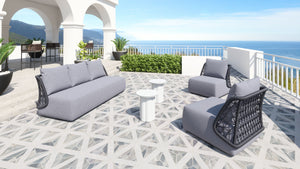 Mekan Sofa Gray 704023 Zuo Modern