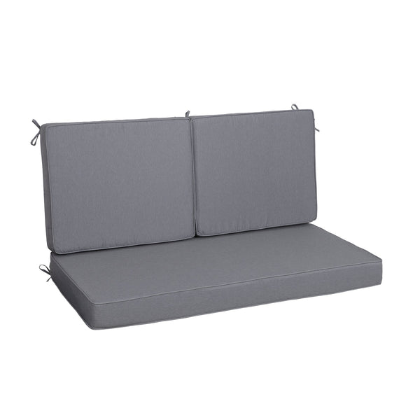 English Elm Outdoor Deep Seat Cushions for Patio Furniture Waterproof Replacement Chair Cushions Set of 2 17x15x16 Durable Comfort Gray W419P290495