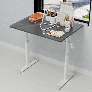 English Elm Adjustable Study Desk For All Ages – Ergonomic Height-Adjustable, Compact Design For Home & Office W1935P338357