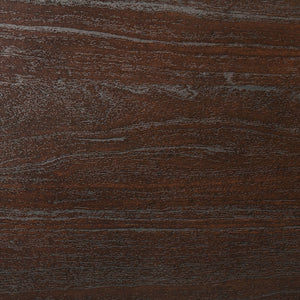 English Elm Harrison Mid-Century 6-Drawer Dresser in Dark Cocoa Finish with Tapered Legs, Sleek Black-Trim Accents Dark Brown B062P378457