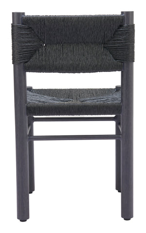 Iska Dining Chair - Set of 2 Black 704049 Zuo Modern