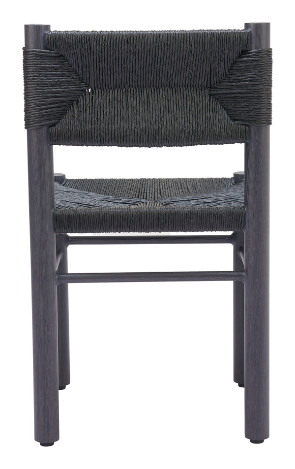 Iska Dining Chair - Set of 2 Black 704049 Zuo Modern