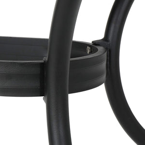 English Elm Christopher Knight Home® - Calisa Cast Aluminum 63" Rectangular Outdoor Dining Set for 6 in Black – Lattice Top, Rust‑Resistant Finish 54587.00SAD-6_56955.00