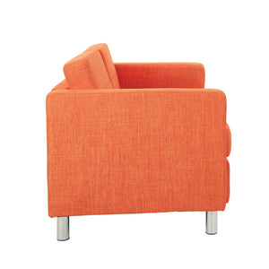 OSP Home Furnishings Pacific LoveSeat Tangerine