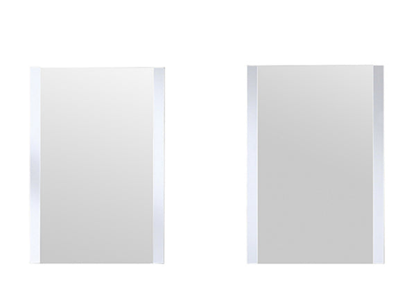 English Elm White Double Bath Vanity 84-inch with Side Cabinets, Scratch-Resist Ceramic Top, Faucets & Mirrors B2731S01218