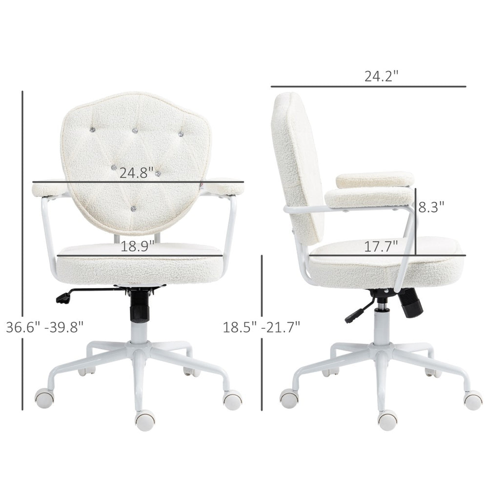 English Elm Office Chair Retro Low Back Microfiber Seating with Tilt and Pneumatic Height Adjust T3971P409120