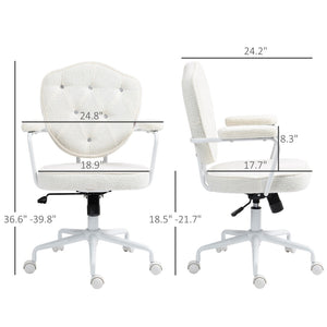 English Elm Office Chair Retro Low Back Microfiber Seating with Tilt and Pneumatic Height Adjust T3971P409120